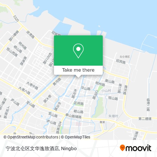 宁波北仑区文华逸致酒店 map