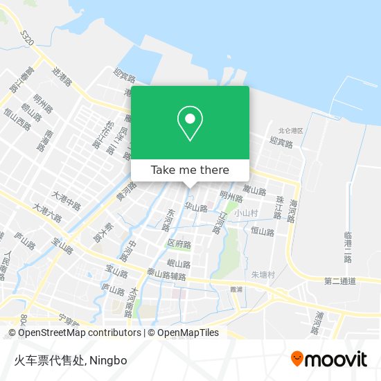 火车票代售处 map