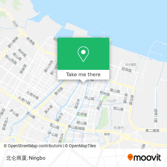 北仑商厦 map