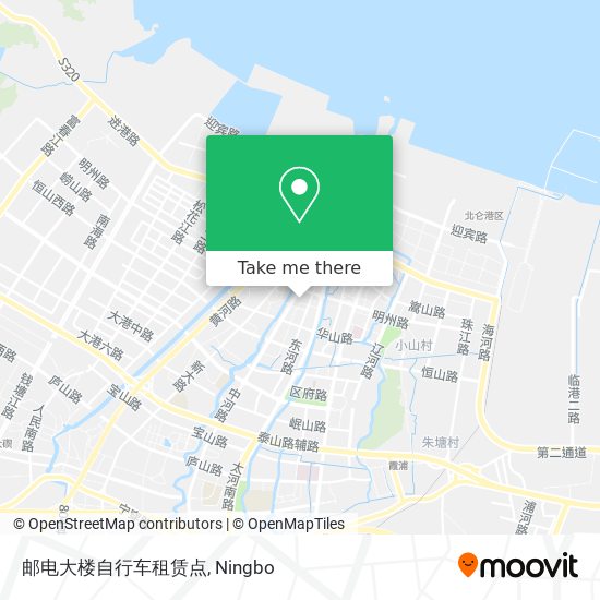 邮电大楼自行车租赁点 map