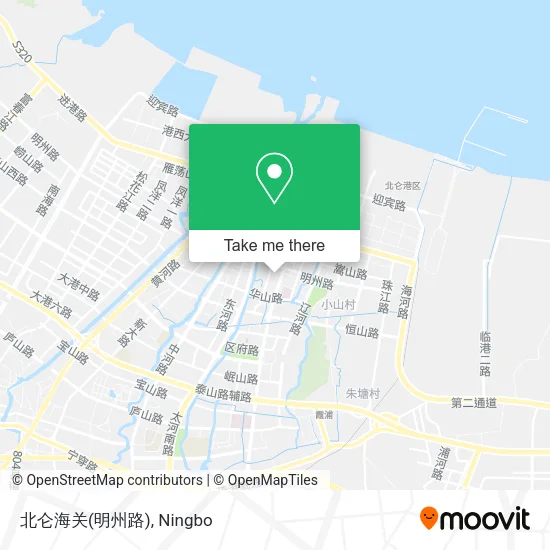 北仑海关(明州路) map