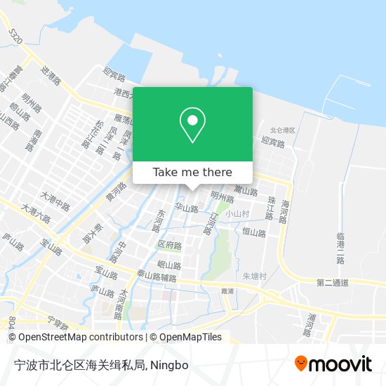 宁波市北仑区海关缉私局 map