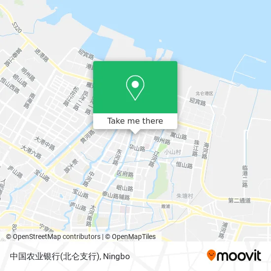 中国农业银行(北仑支行) map