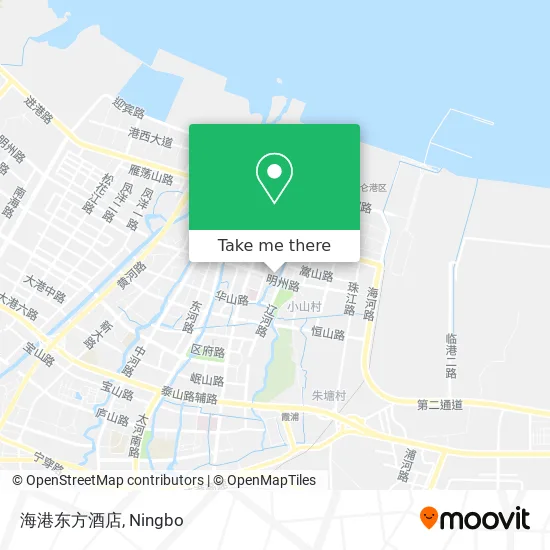 海港东方酒店 map