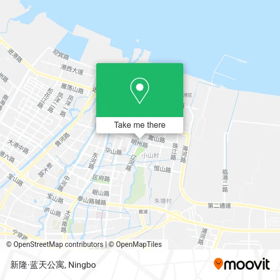 新隆·蓝天公寓 map