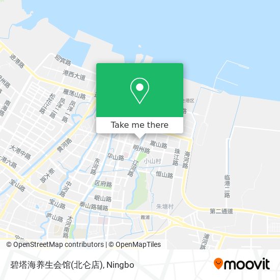 碧塔海养生会馆(北仑店) map