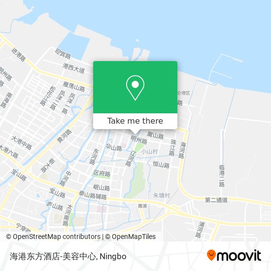 海港东方酒店-美容中心 map