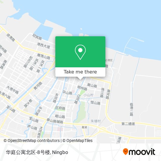 华庭公寓北区-8号楼 map
