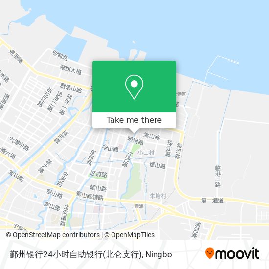 鄞州银行24小时自助银行(北仑支行) map