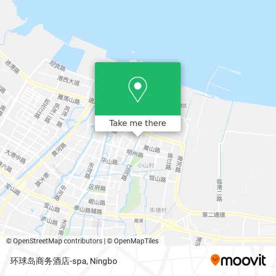环球岛商务酒店-spa map