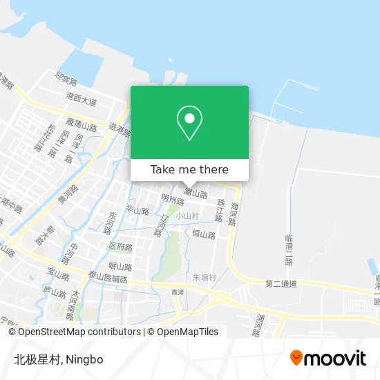 北极星村 map