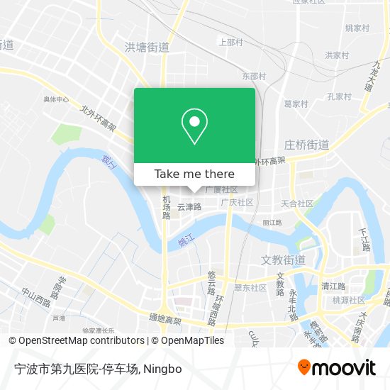 宁波市第九医院-停车场 map