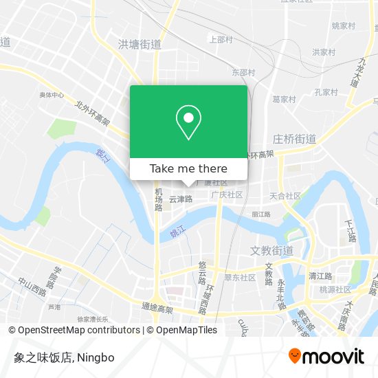 象之味饭店 map