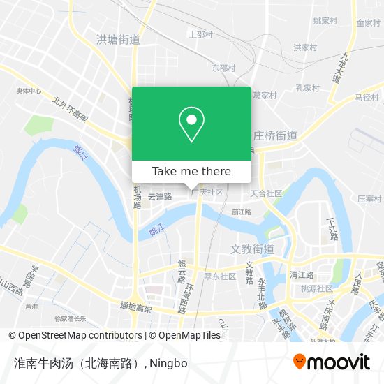 淮南牛肉汤（北海南路） map