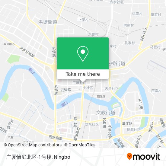 广厦怡庭北区-1号楼 map