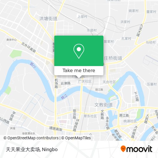 天天果业大卖场 map