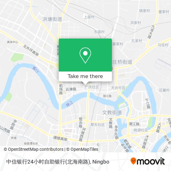 中信银行24小时自助银行(北海南路) map