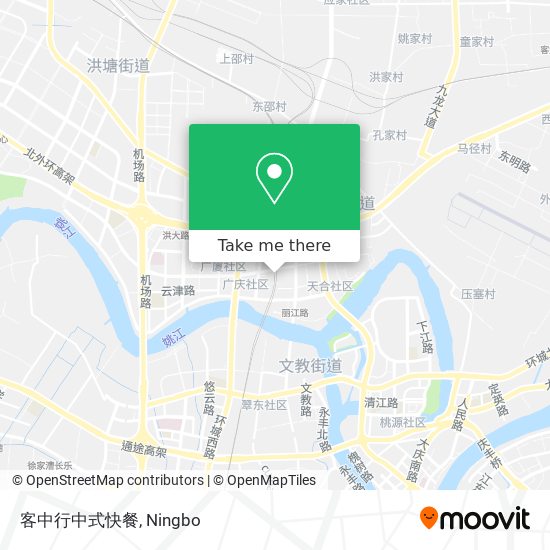 客中行中式快餐 map