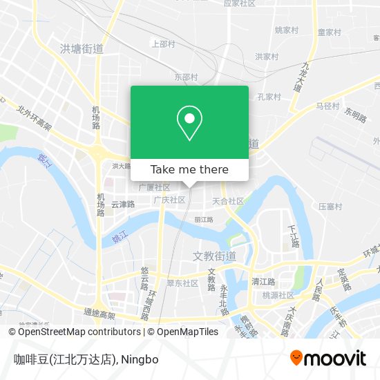 咖啡豆(江北万达店) map