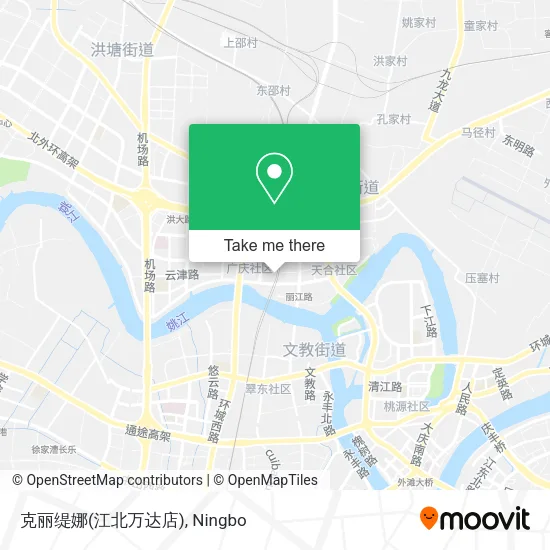 克丽缇娜(江北万达店) map