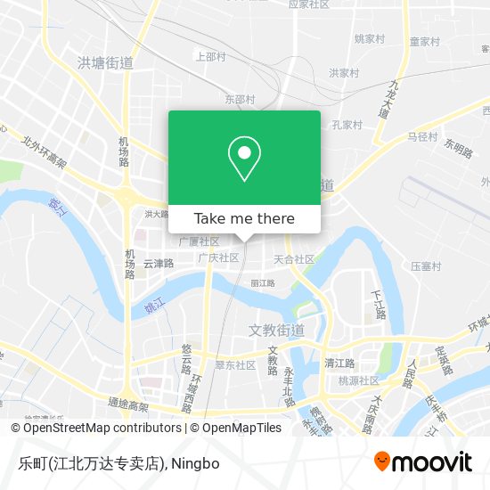 乐町(江北万达专卖店) map