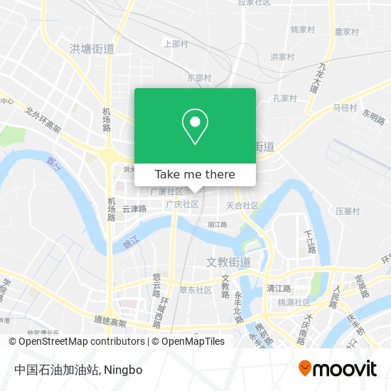 中国石油加油站 map