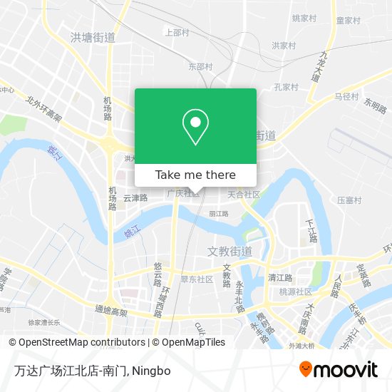 万达广场江北店-南门 map