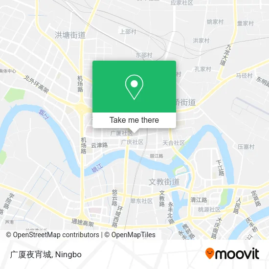 广厦夜宵城 map