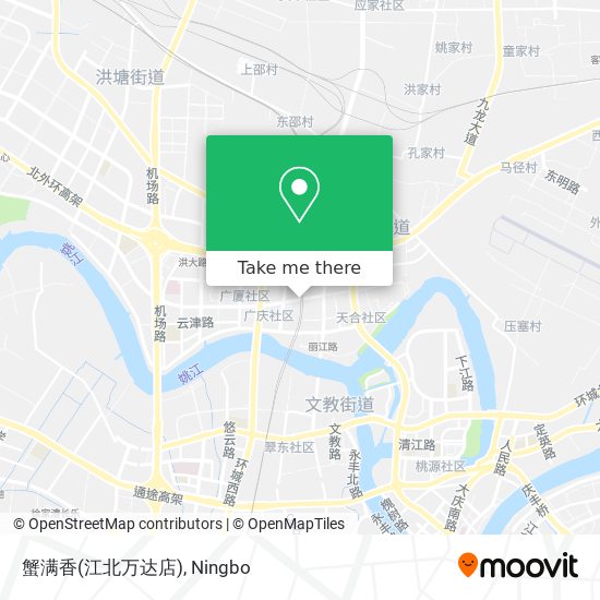 蟹满香(江北万达店) map