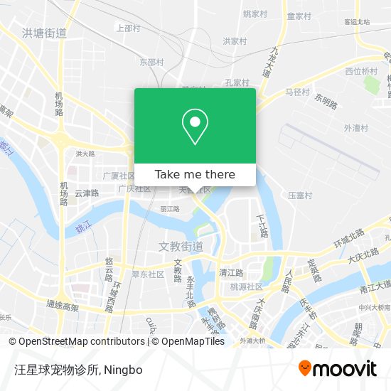 汪星球宠物诊所 map