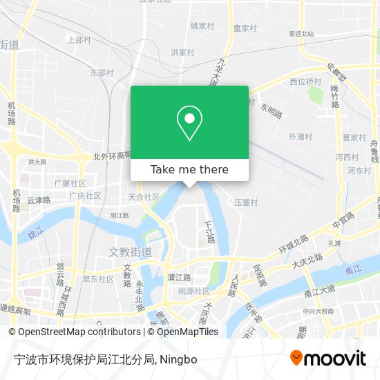 宁波市环境保护局江北分局 map