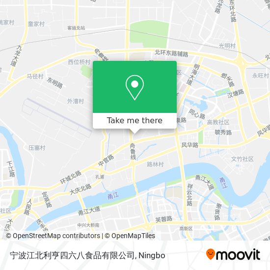 宁波江北利亨四六八食品有限公司 map