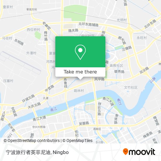 宁波旅行者英菲尼迪 map