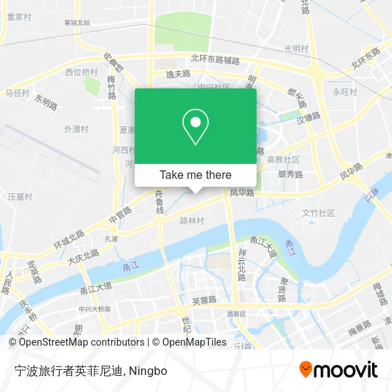 宁波旅行者英菲尼迪 map