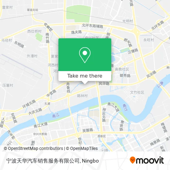 宁波天华汽车销售服务有限公司 map