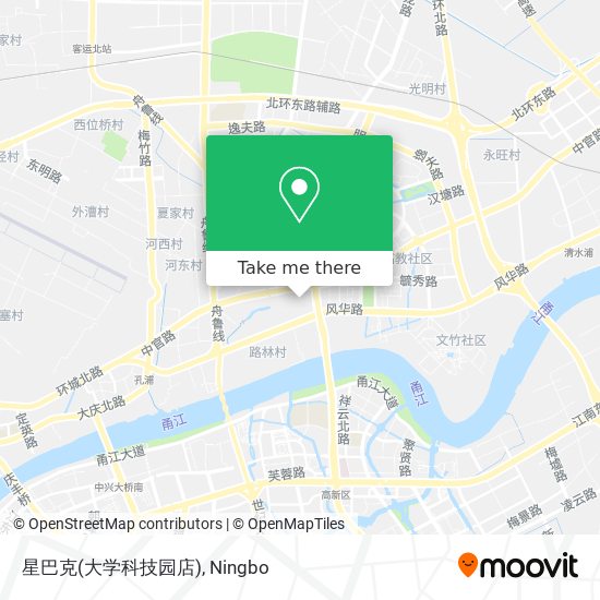 星巴克(大学科技园店) map