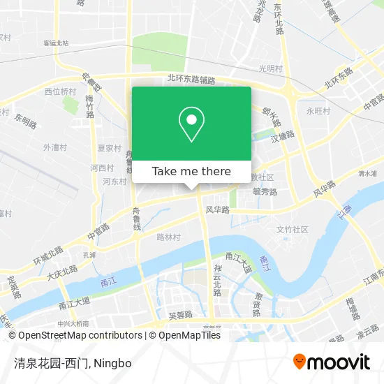 清泉花园-西门 map