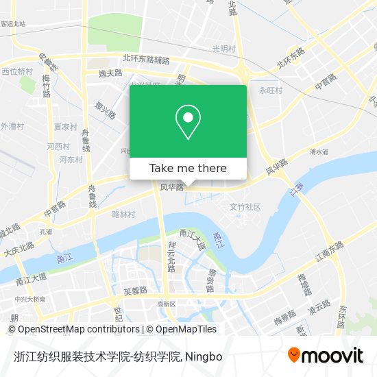 浙江纺织服装技术学院-纺织学院 map