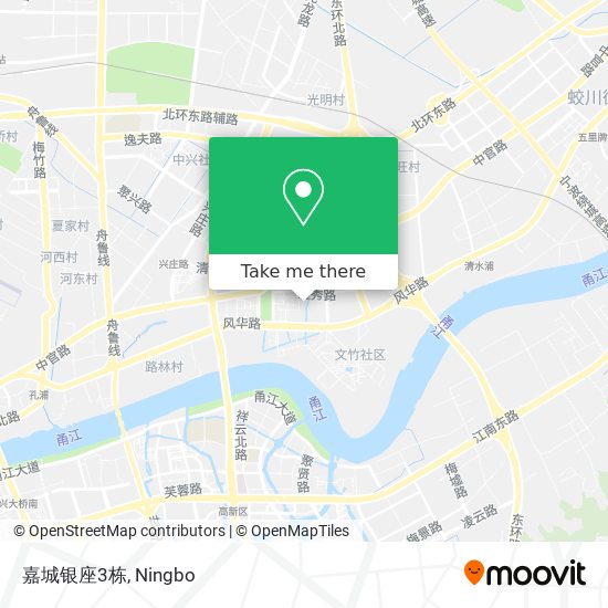 嘉城银座3栋 map