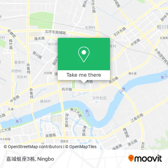嘉城银座3栋 map