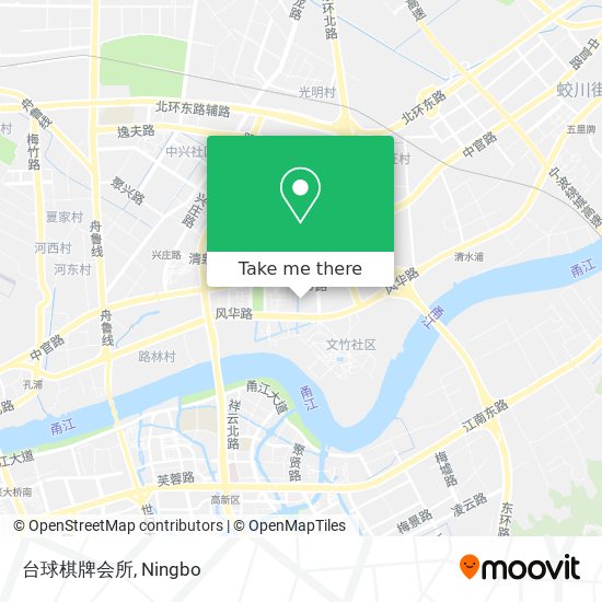 台球棋牌会所 map