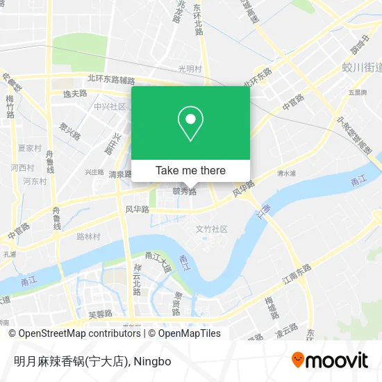 明月麻辣香锅(宁大店) map