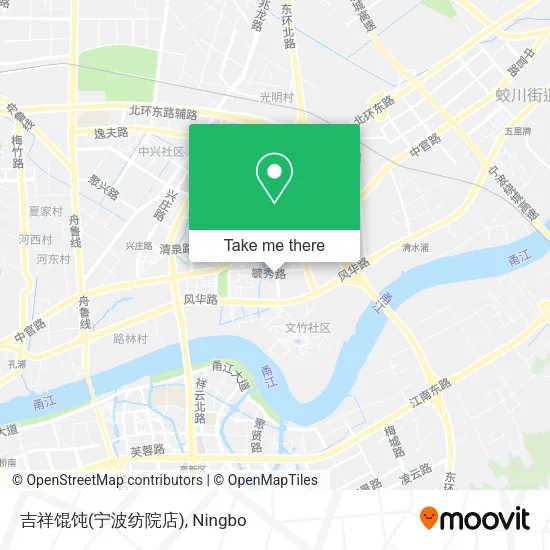 吉祥馄饨(宁波纺院店) map