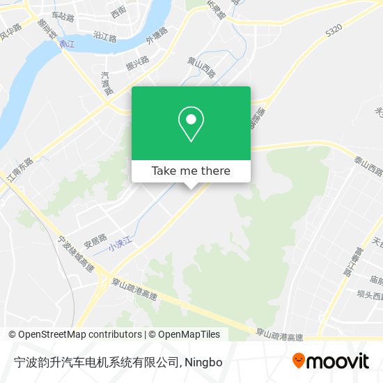 宁波韵升汽车电机系统有限公司 map