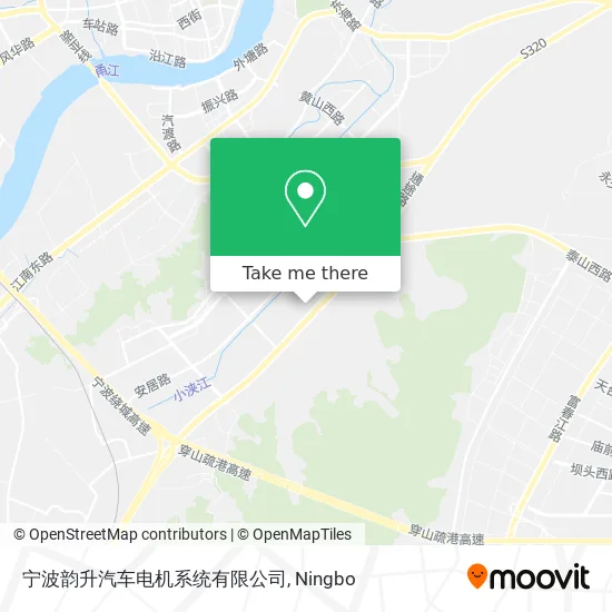 宁波韵升汽车电机系统有限公司 map