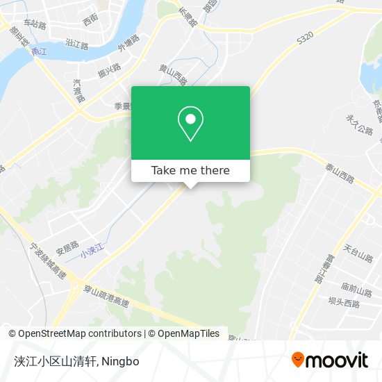 浃江小区山清轩 map
