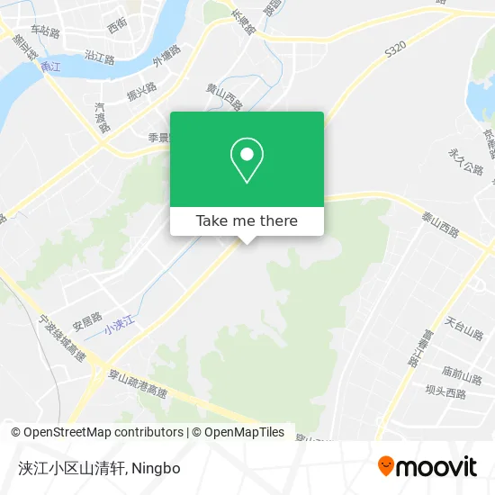 浃江小区山清轩 map