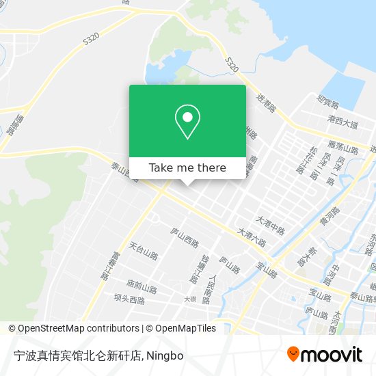 宁波真情宾馆北仑新矸店 map