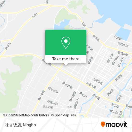 味香饭店 map