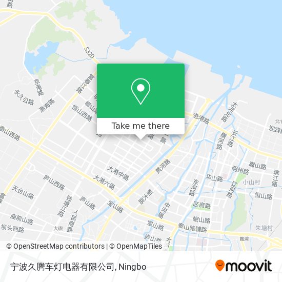 宁波久腾车灯电器有限公司 map